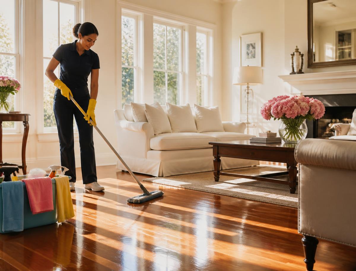 House cleaning service in a Brewster, New York home