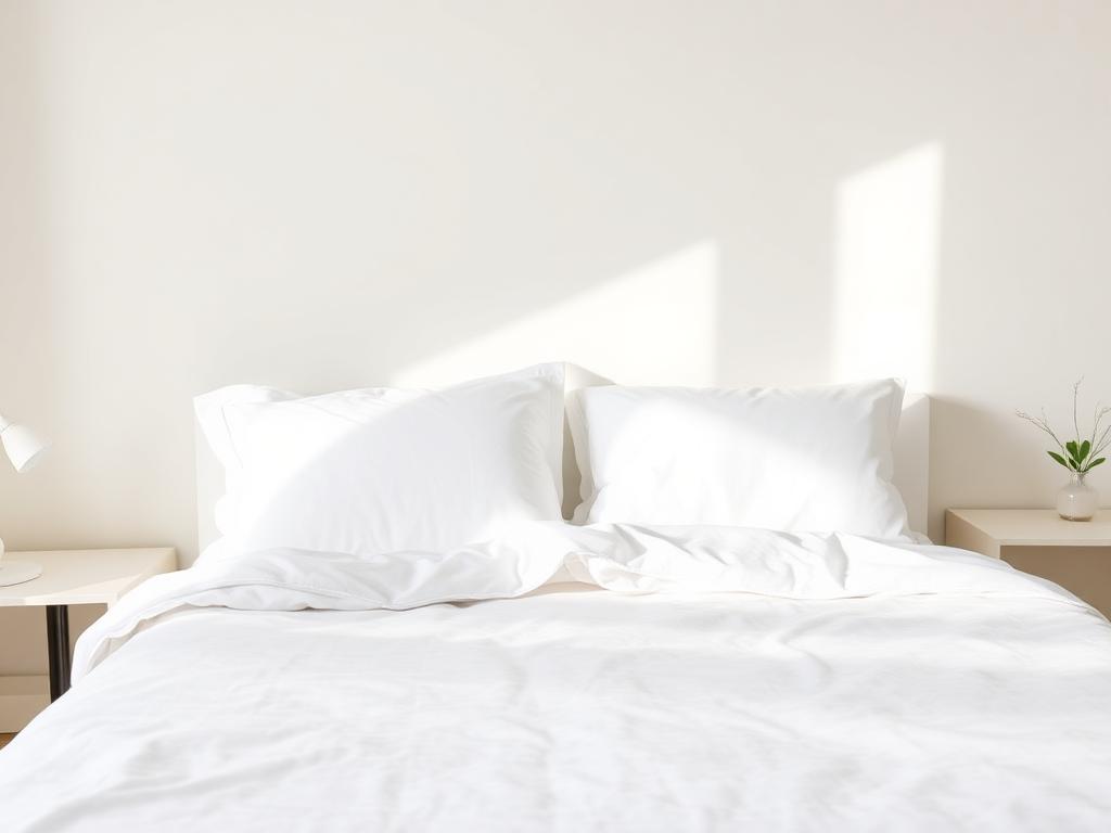 Airbnb rental turnover cleaning with fresh linens and tidy room